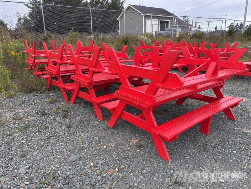 Quantity of (8) Picnic Table Építőipar - Egyebek