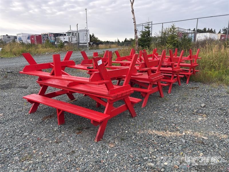 Quantity of (8) Picnic Table Építőipar - Egyebek