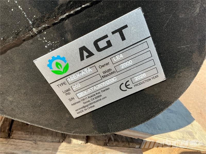 Quantity of (9)  AGT 12EX-ATA Mini Excavator Attac Otros componentes