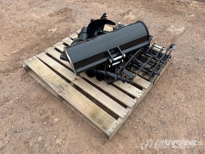 Quantity of (9) Mini Excavator Attachments (Unused Andre komponenter
