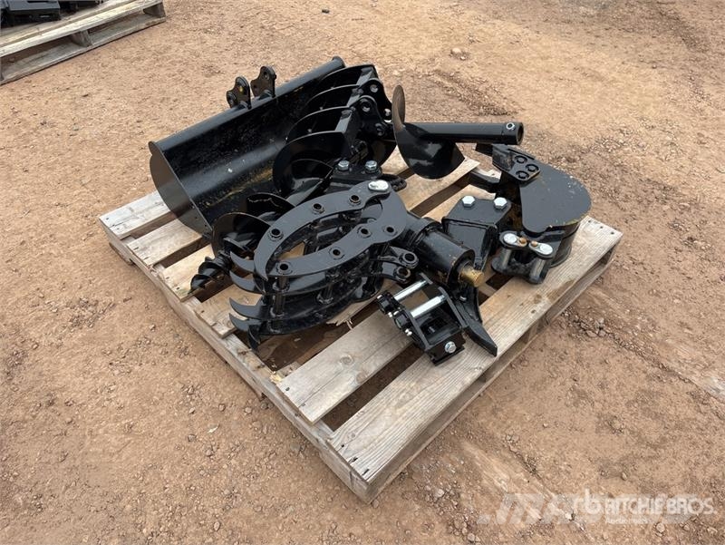 Quantity of (9) Mini Excavator Attachments (Unused Andre komponenter