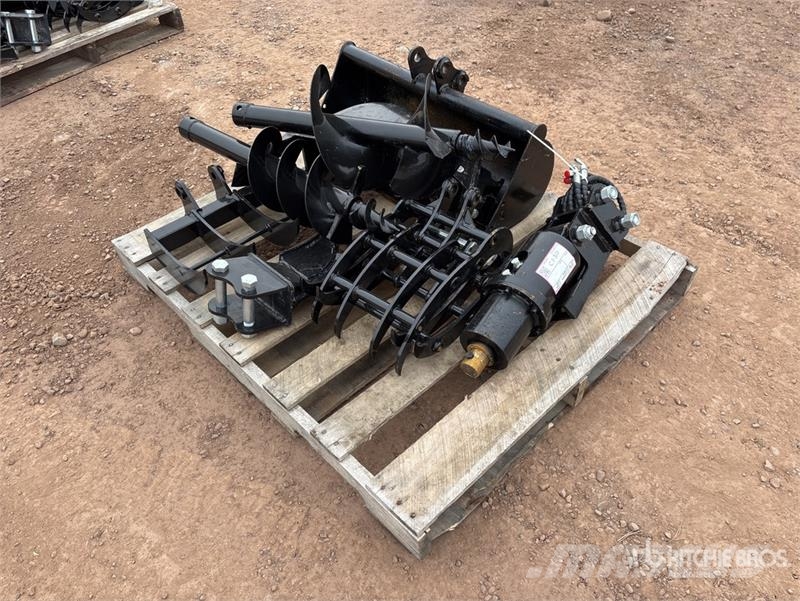 Quantity of (9) Mini Excavator Attachments (Unused Andre komponenter