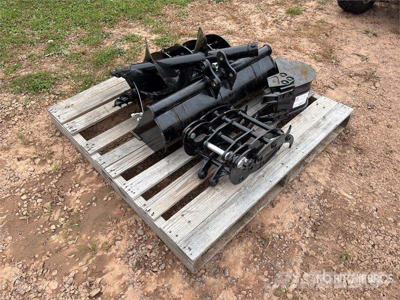 Quantity of (9) Mini Excavator Attachments (Unused Andre komponenter