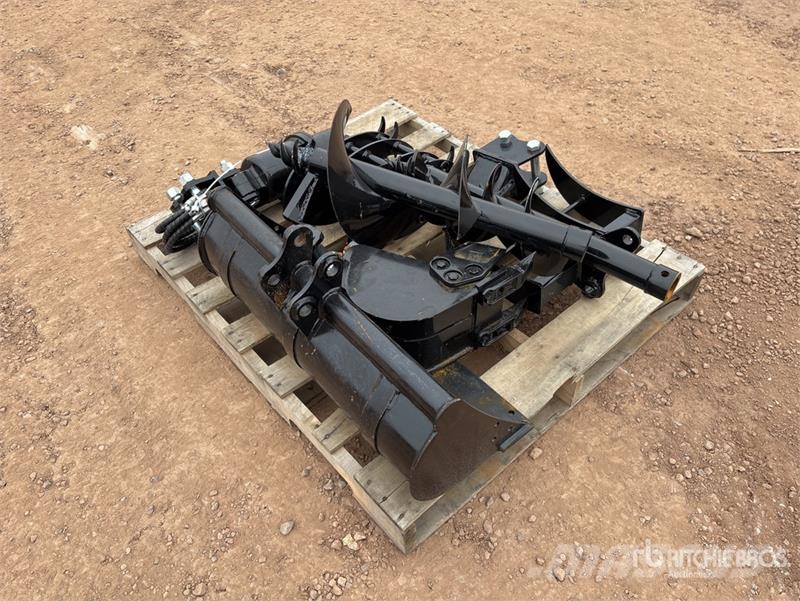 Quantity of (9) Mini Excavator Attachments (Unused Andre komponenter