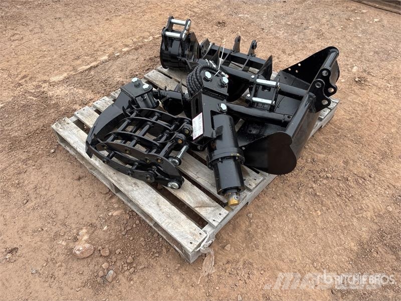 Quantity of (9) Mini Excavator Attachments (Unused Andre komponenter