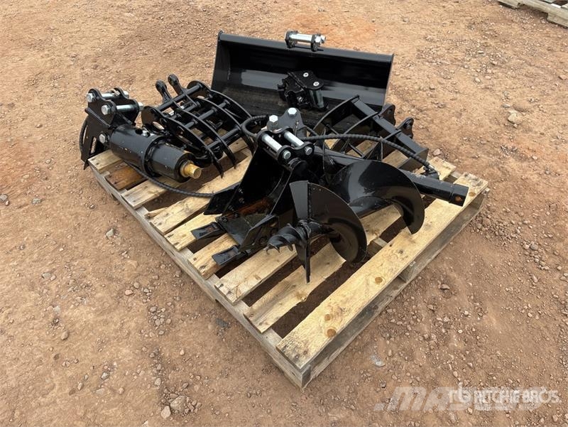 Quantity of (9) Mini Excavator Attachments (Unused Andre komponenter