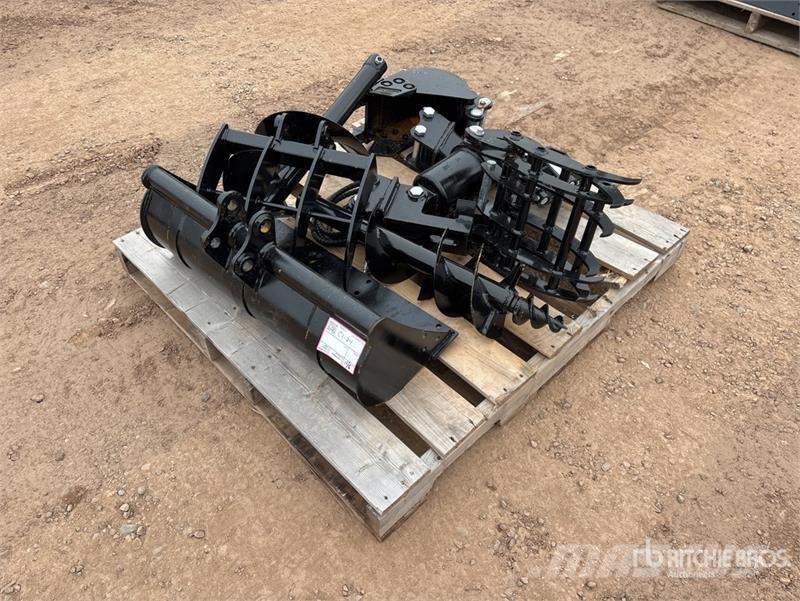 Quantity of (9) Mini Excavator Attachments (Unused Andre komponenter