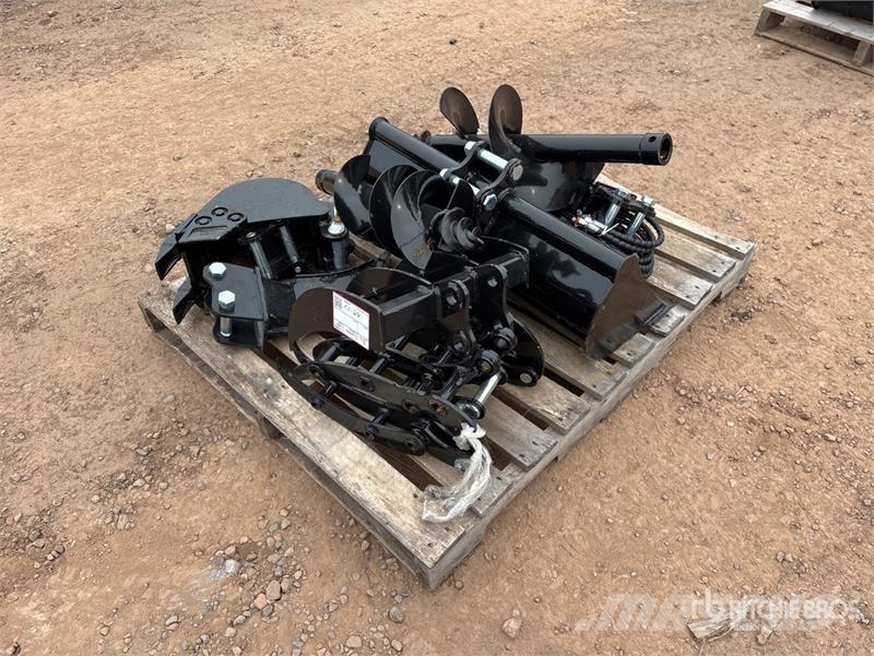 Quantity of (9) Mini Excavator Attachments (Unused Andre komponenter