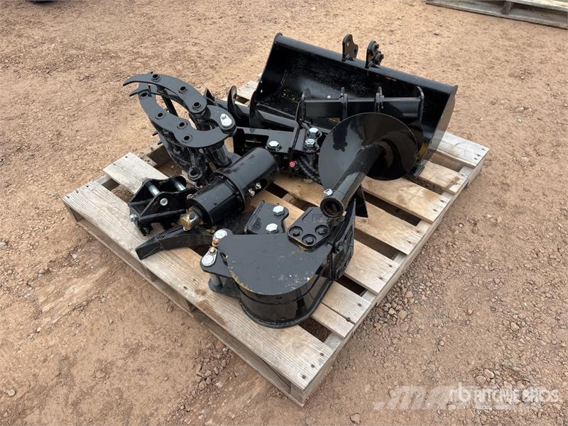 Quantity of (9) Mini Excavator Attachments (Unused Andre komponenter