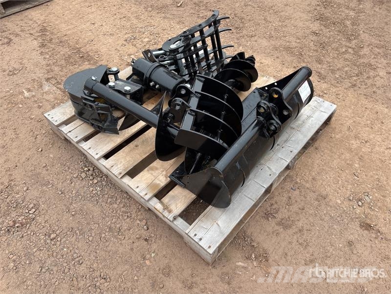 Quantity of (9) Mini Excavator Attachments (Unused Andre komponenter