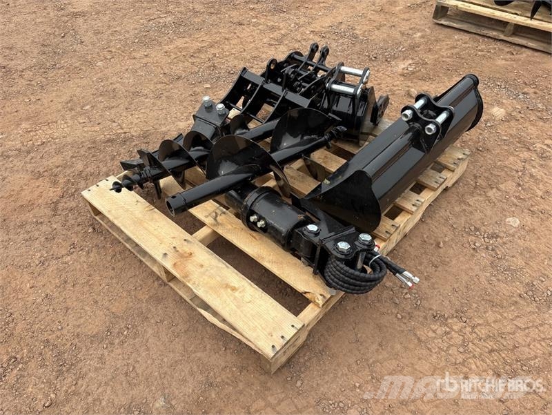 Quantity of (9) Mini Excavator Attachments (Unused Andre komponenter