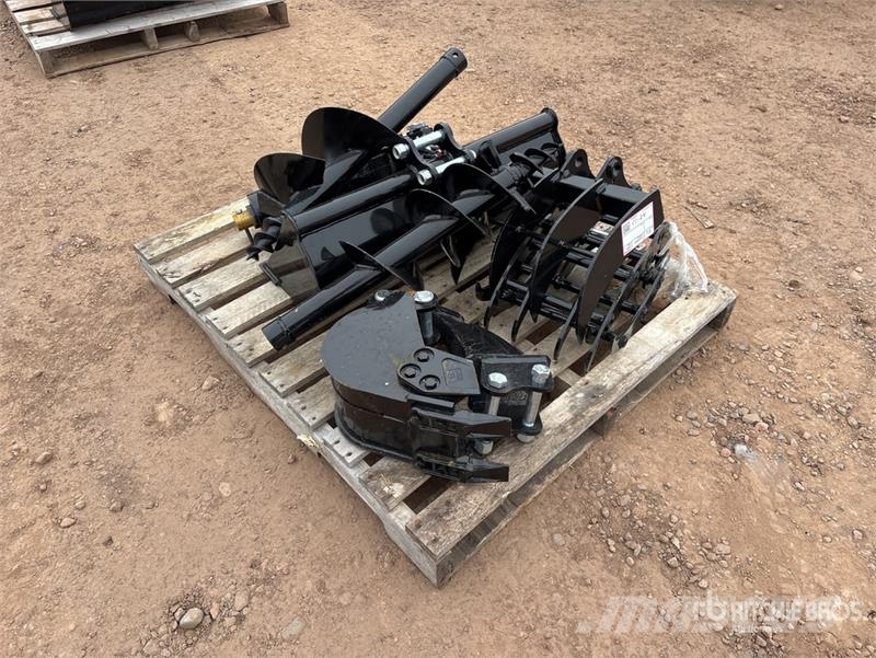 Quantity of (9) Mini Excavator Attachments (Unused Andre komponenter