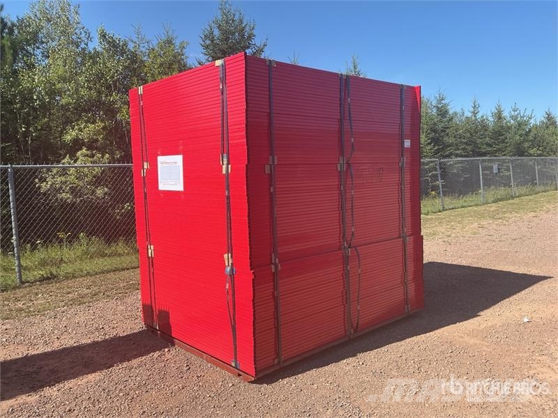  Quantity of (90) 8 ft x 6 ft Powder Coated Tempora Drugi deli