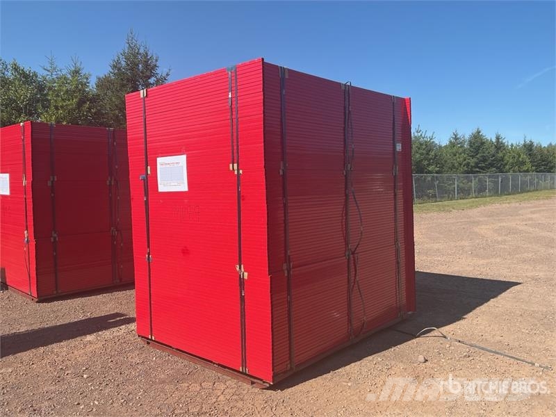  Quantity of (90) 8 ft x 6 ft Powder Coated Tempora Drugi deli