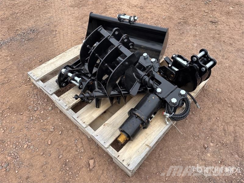 Quantity of Mini Excavator Attachments (Unused) Andre komponenter