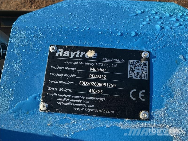  Raytree REDM32 32 in Excavator Drum Mulcher - Fits Otros componentes