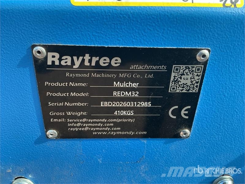 Raytree REDM32 32 in Excavator Drum Mulcher - Fits Drugi deli
