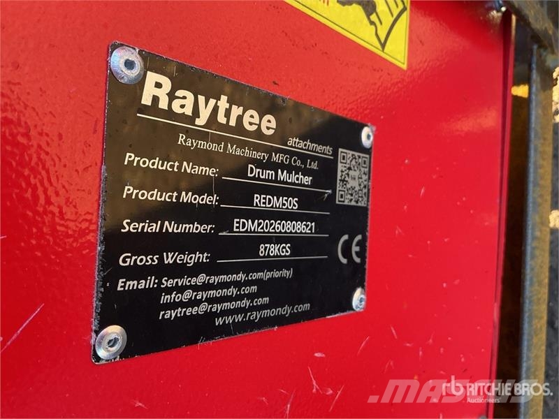  Raytree REDM50S 50 in Excavator Mulcher - Fits Cat Otros componentes