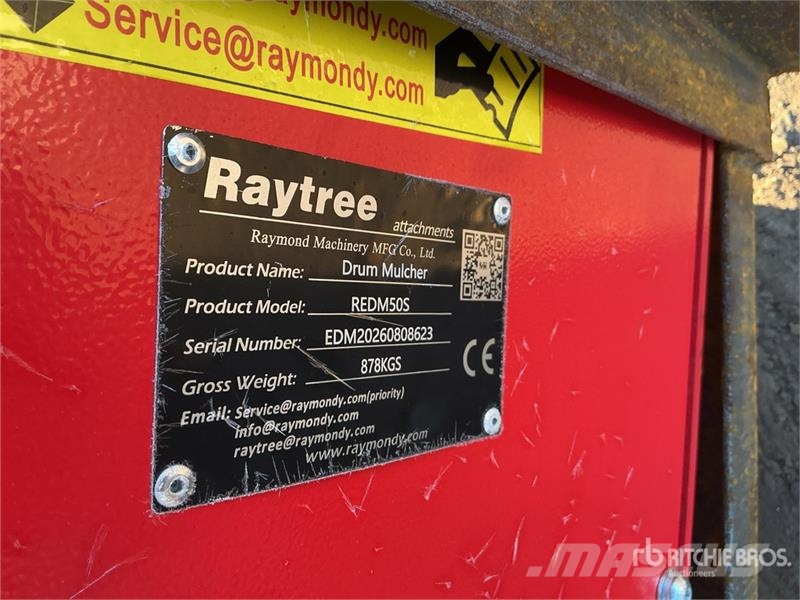  Raytree REDM50S 50 in Excavator Mulcher - Fits Cat Otros componentes