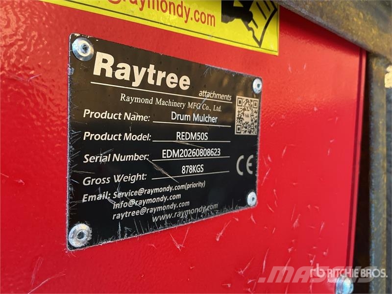  Raytree REDM50S 50 in Excavator Mulcher - Fits Cat Otros componentes