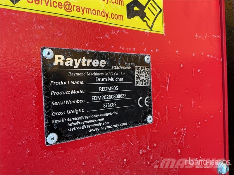  Raytree REDM50S 50 in Excavator Mulcher - Fits Cat Otros componentes