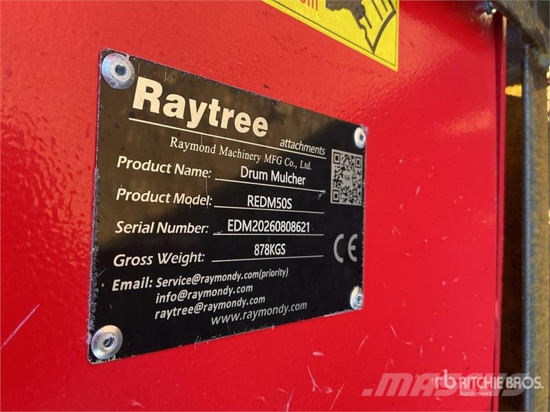  Raytree REDM50S 50 in Excavator Mulcher - Fits Cat Otros componentes