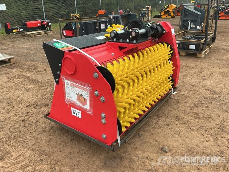 Raytree RESB55 55 in Excavator Screening Bucket - Rotátoros törőkanalak