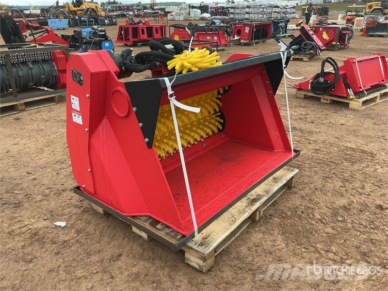 Raytree RESB55 55 in Excavator Screening Bucket - Rotátoros törőkanalak