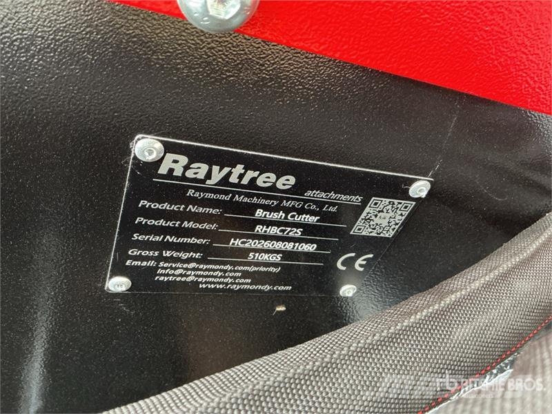  Raytree RHBC72S 72 in 4-Blade Skid Steer Brush Cut Навесные и прицепные косилки