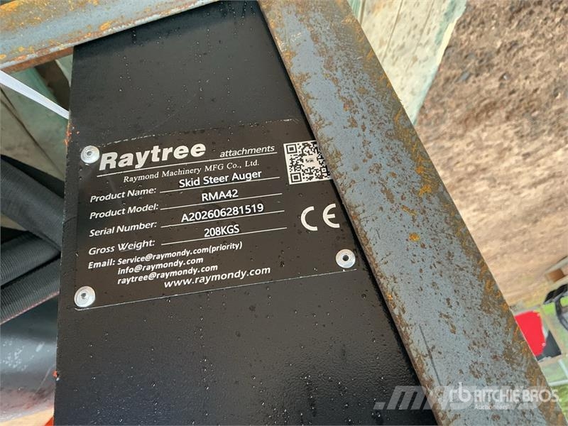 Raytree RMA42 Skid Steer Auger (Unused) Boren