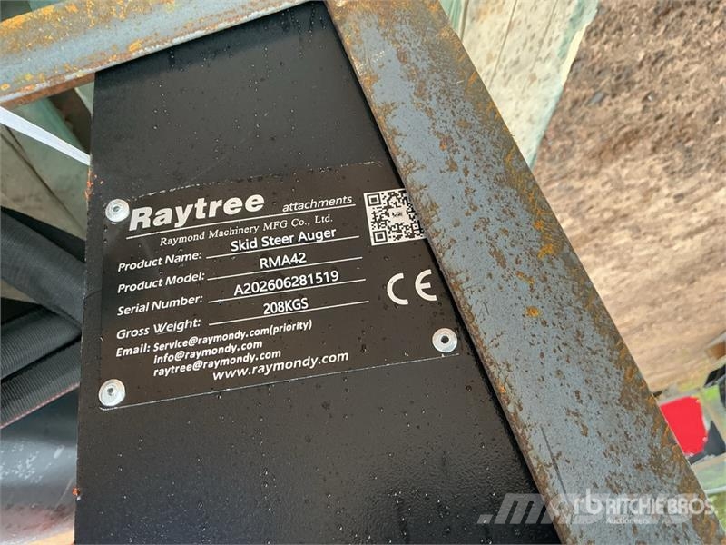 Raytree RMA42 Skid Steer Auger (Unused) Boren