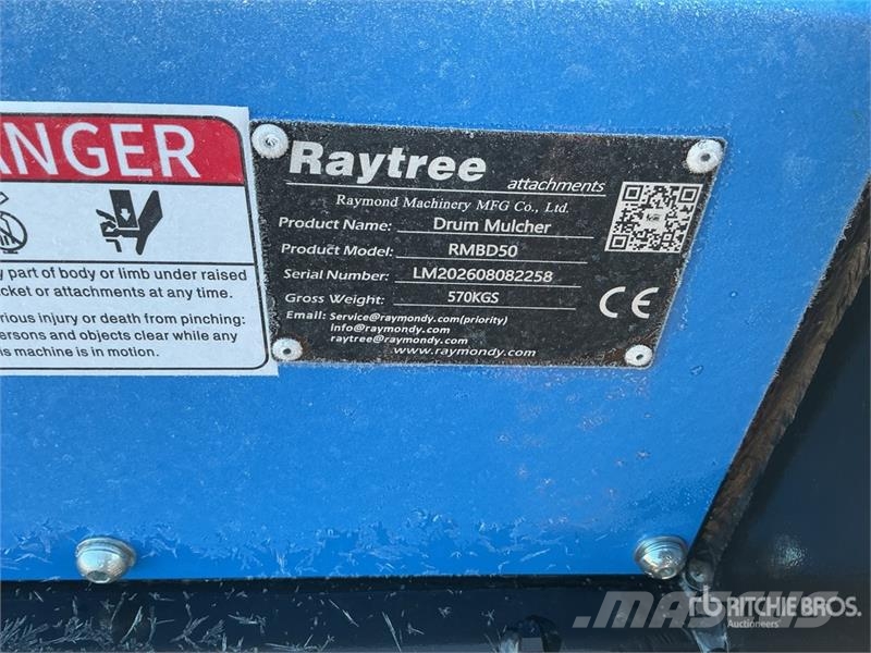 Raytree RMBD50 50 in Drum Skid Steer Mulcher (Unus Forstmulcher