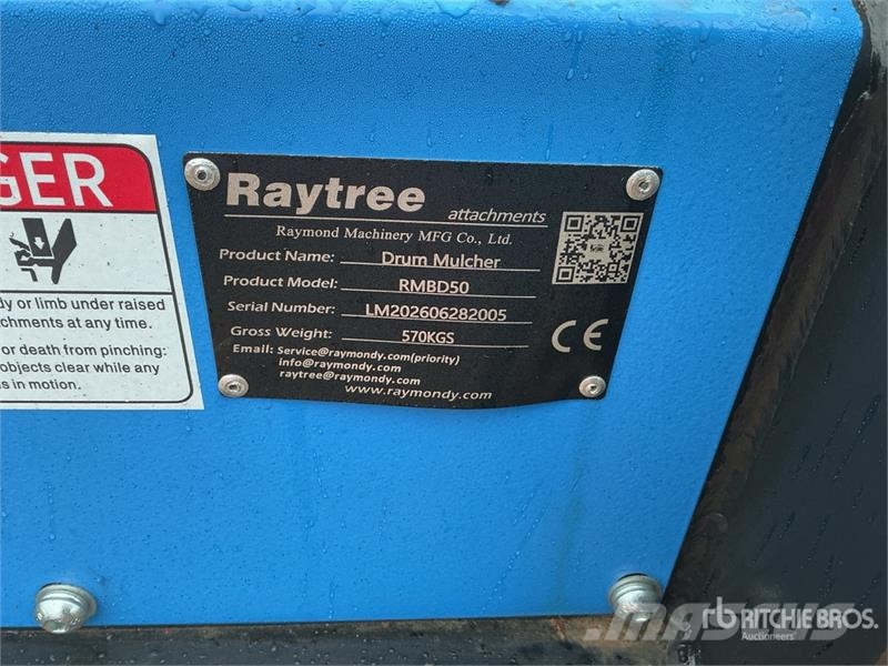 Raytree RMBD50 50 in Drum Skid Steer Mulcher (Unus Šumarski malčeri