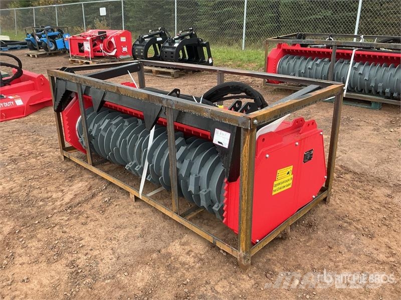  Raytree RMBD72S 72 in Drum Skid Steer Mulcher (Unu Forstmulcher