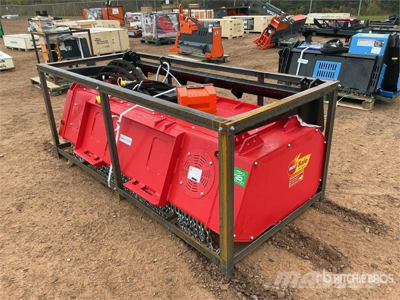  Raytree RMBD72S 72 in Drum Skid Steer Mulcher (Unu Forstmulcher