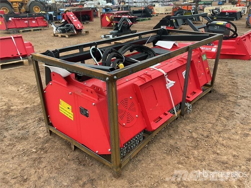  Raytree RMBD72S 72 in Drum Skid Steer Mulcher (Unu Forstmulcher