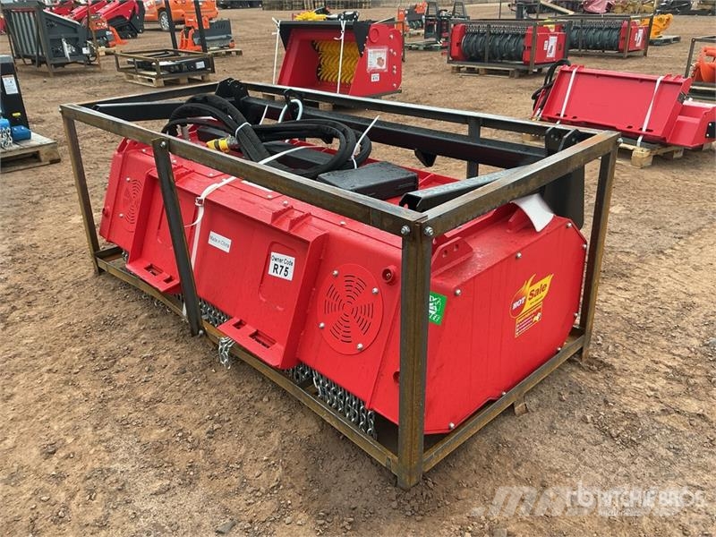  Raytree RMBD72S 72 in Drum Skid Steer Mulcher (Unu Forstmulcher