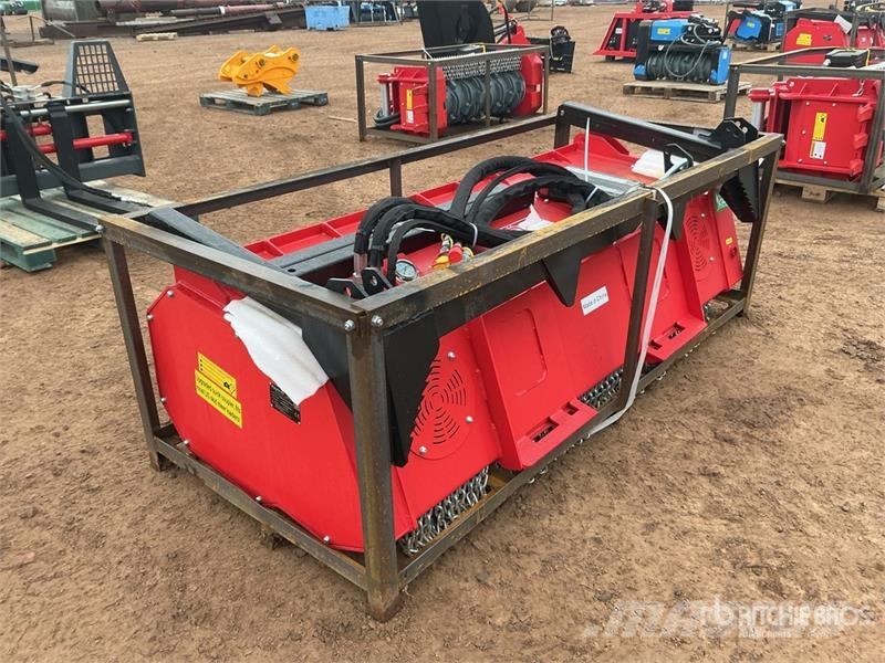  Raytree RMBD72S 72 in Drum Skid Steer Mulcher (Unu Forstmulcher