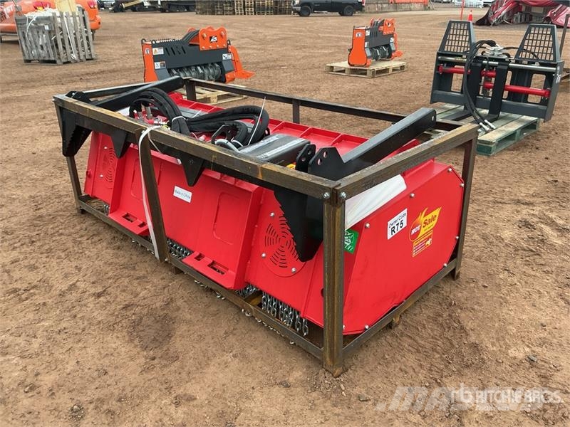  Raytree RMBD72S 72 in Drum Skid Steer Mulcher (Unu Forstmulcher
