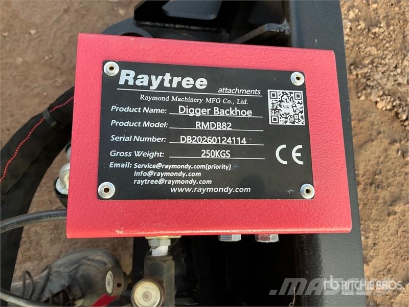  Raytree RMDB82 Skid Steer Backhoe (Unused) Utovarne korpe