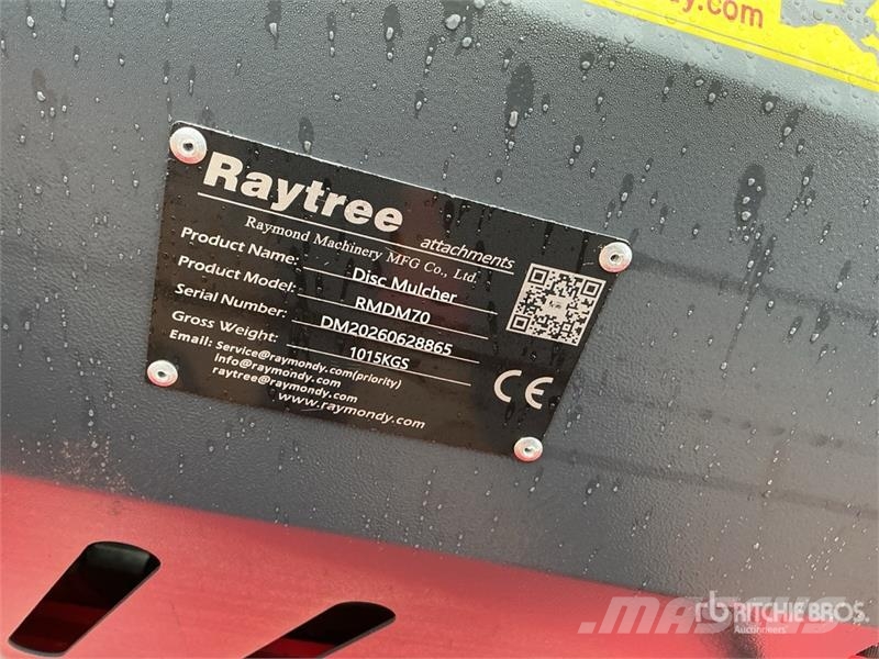 Raytree RMDM70 60 in Disc Skid Steer Mulcher (Unus Forstmulcher