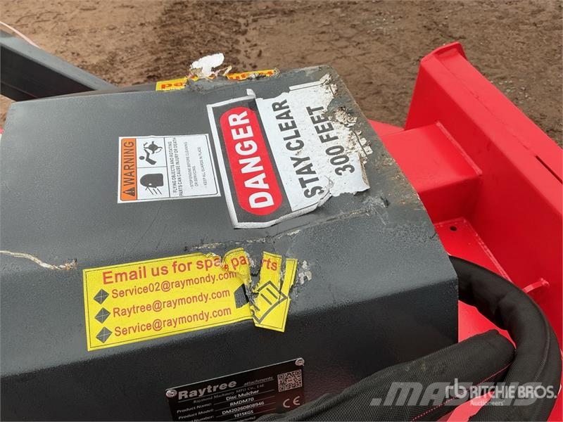 Raytree RMDM70 Disc Skid Steer Mulcher (Unused) Forestry mulchers