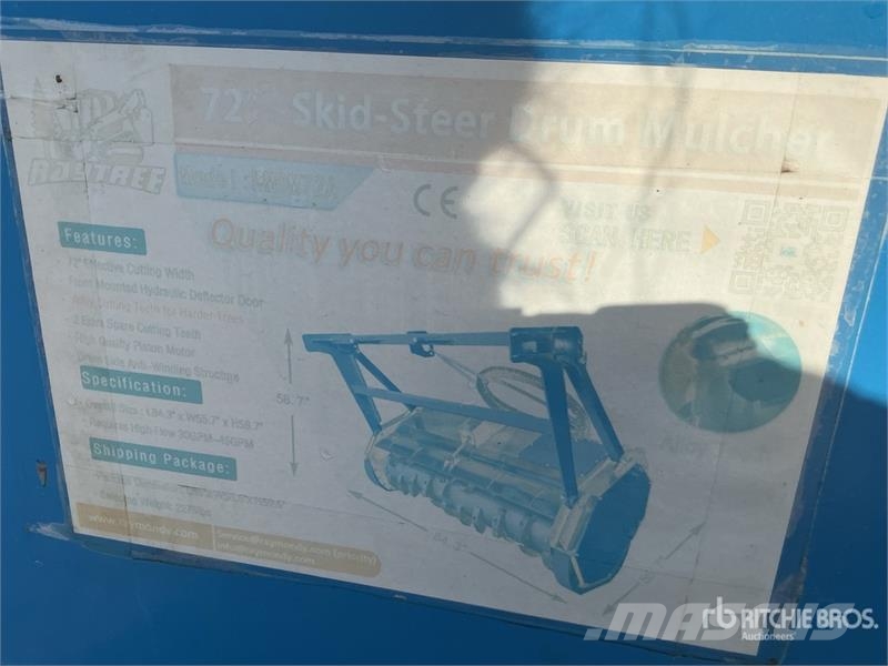 Raytree RMDM72 72 in Skid Steer Mulcher (Unused) Gozdarski mulčerji