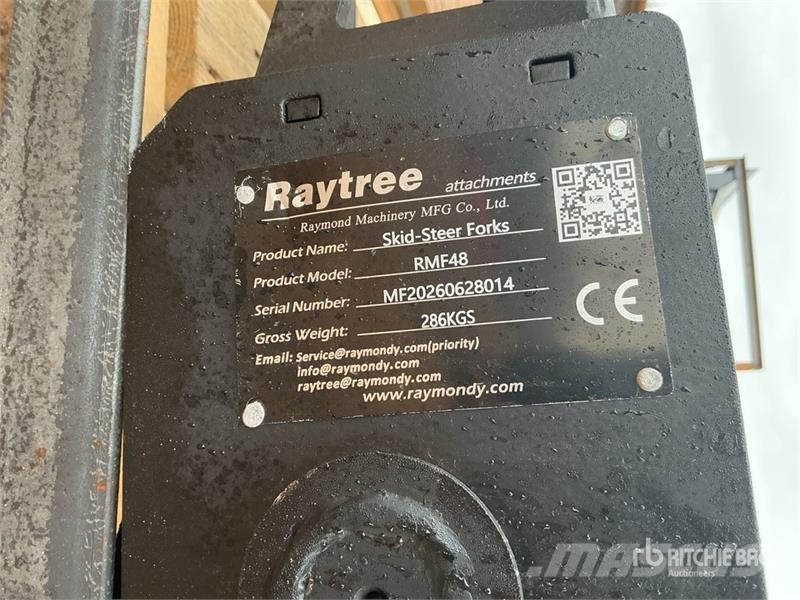 Raytree RMF48 48 in Hydraulic Skid Steer Forks (Un Вили