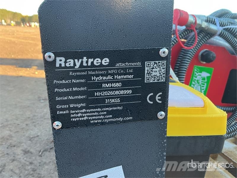 Raytree RMH680 Skid Steer Breaker (Unused) Bourací kladiva / Sbíječky