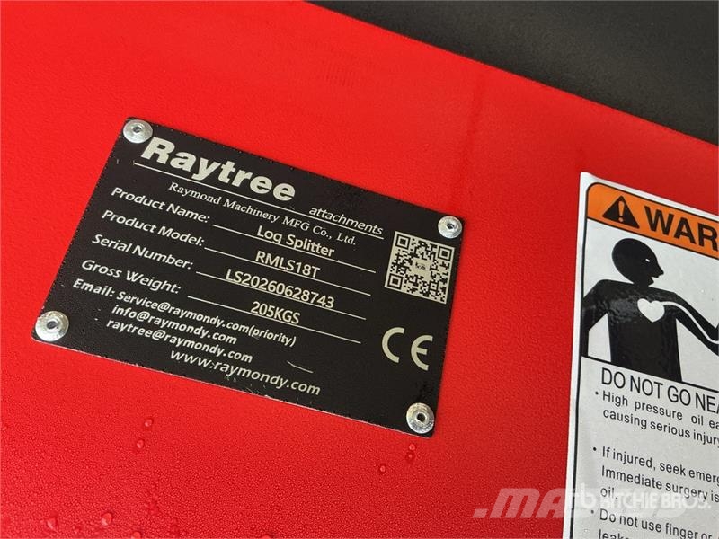  Raytree RMLS18T 24 in Skid Steer Log Splitter (Unu Wood splitters and cutters