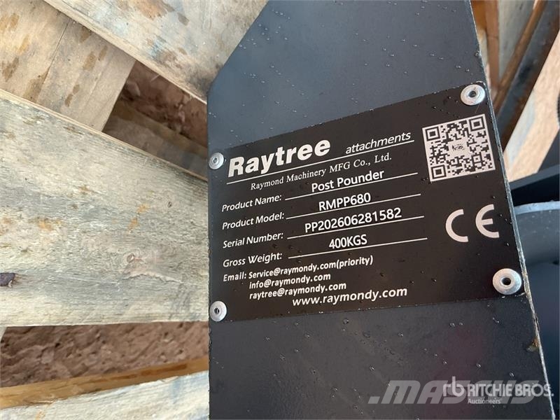 Raytree RMPP680 Skid Steer Post Driver (Unused) Gårds‐husdyr gjerder