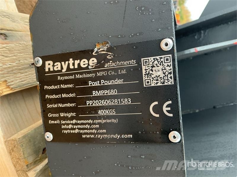 Raytree RMPP680 Skid Steer Post Driver (Unused) Gårds‐husdyr gjerder