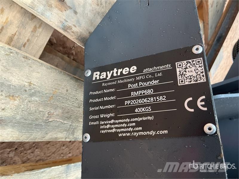 Raytree RMPP680 Skid Steer Post Driver (Unused) Gårds‐husdyr gjerder