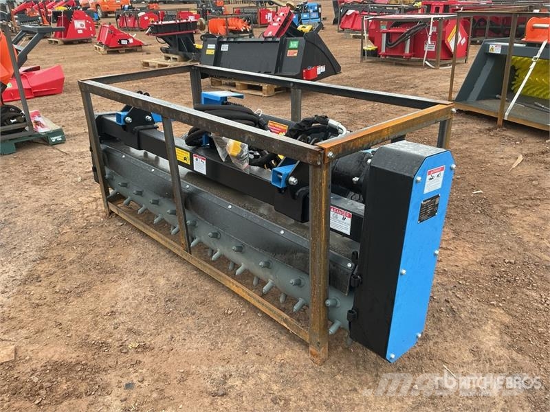 Raytree RMSC78 78 in Skid Steer Power Rake (Unused Rakes and tedders